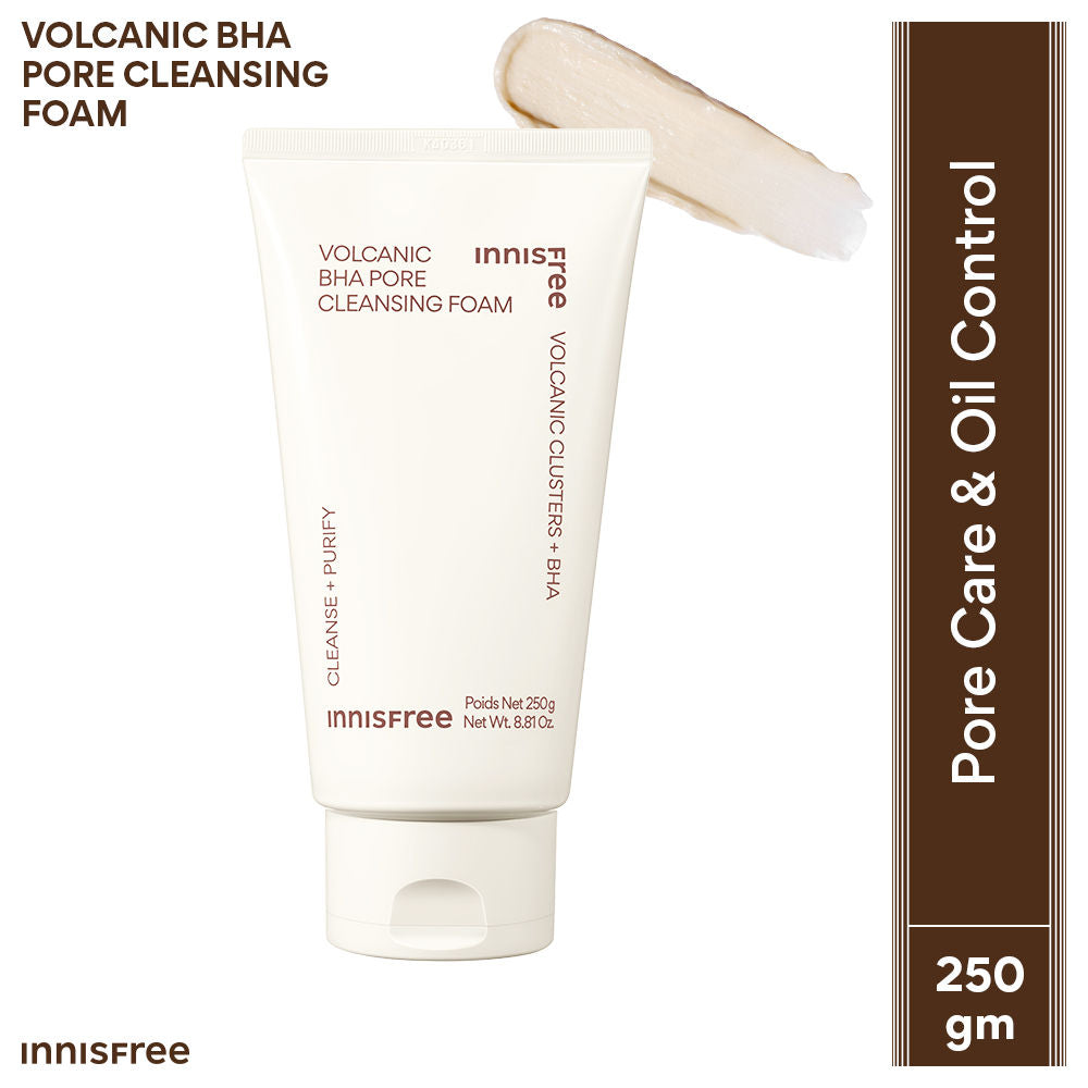 Volcanic Clusters BHA Foaming Daily Cleanser For Excess Oil, Clogged Pores, Oily Skin