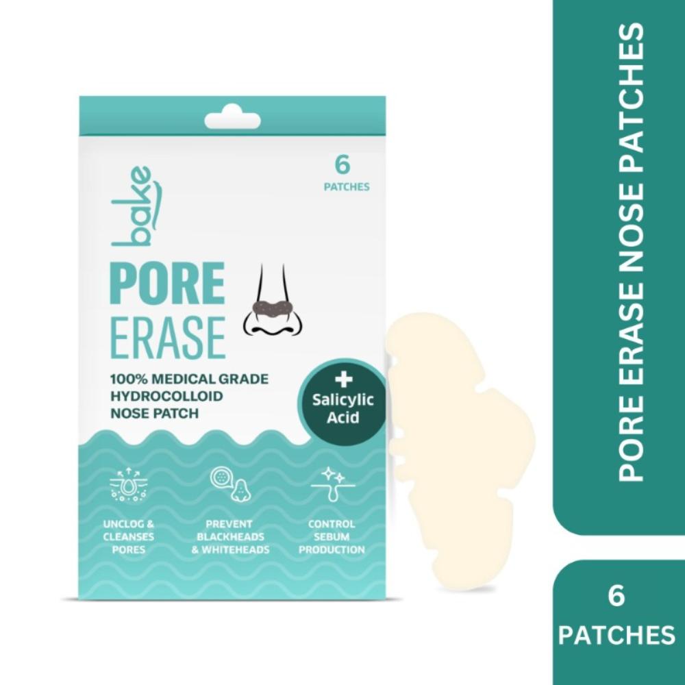 2% Salicylic Acid Hydrocolloid Nose Strips for Blackheads & Whiteheads - 6 Pcs