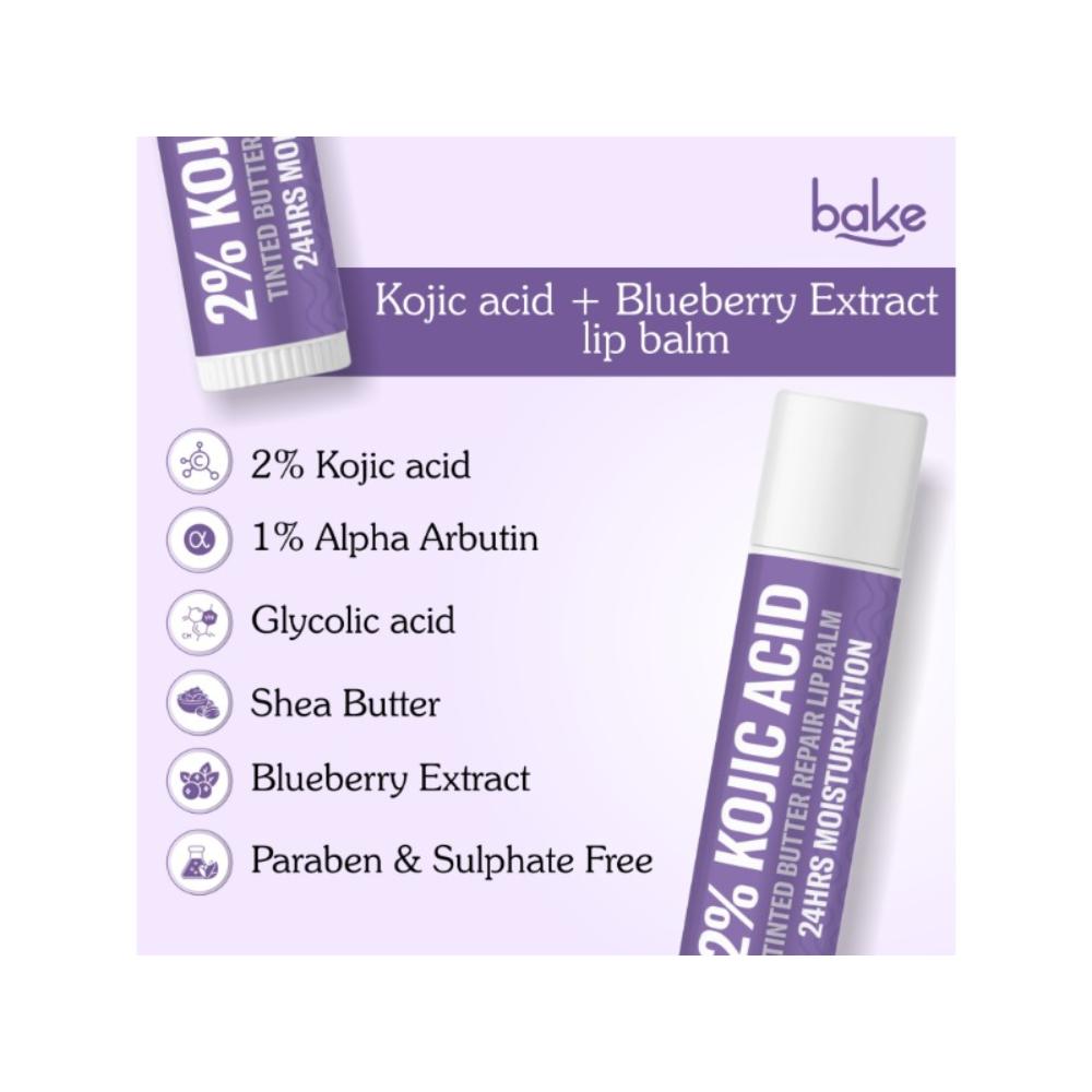 2% Kojic Acid Tinted Lip Brightening Balm with 1% Alpha Arbutin For Dark & Pigmented Lips
