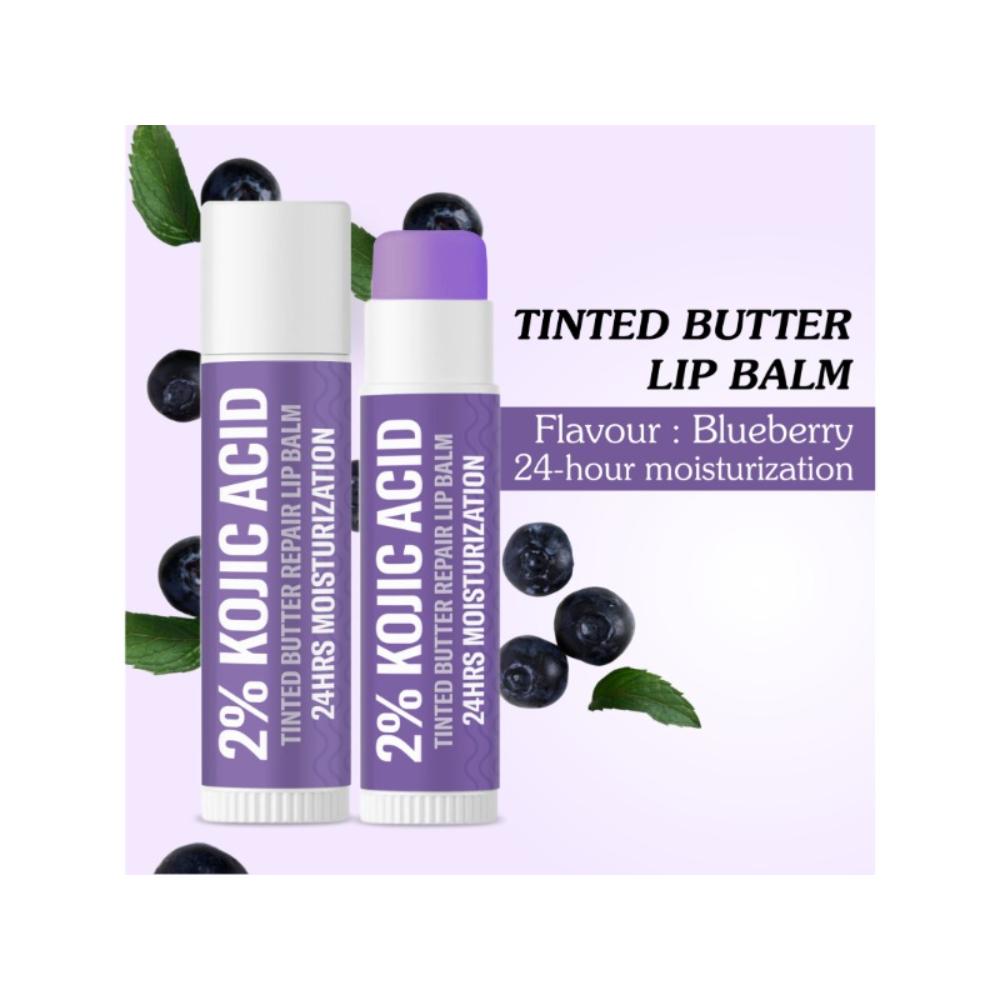 2% Kojic Acid Tinted Lip Brightening Balm with 1% Alpha Arbutin For Dark & Pigmented Lips