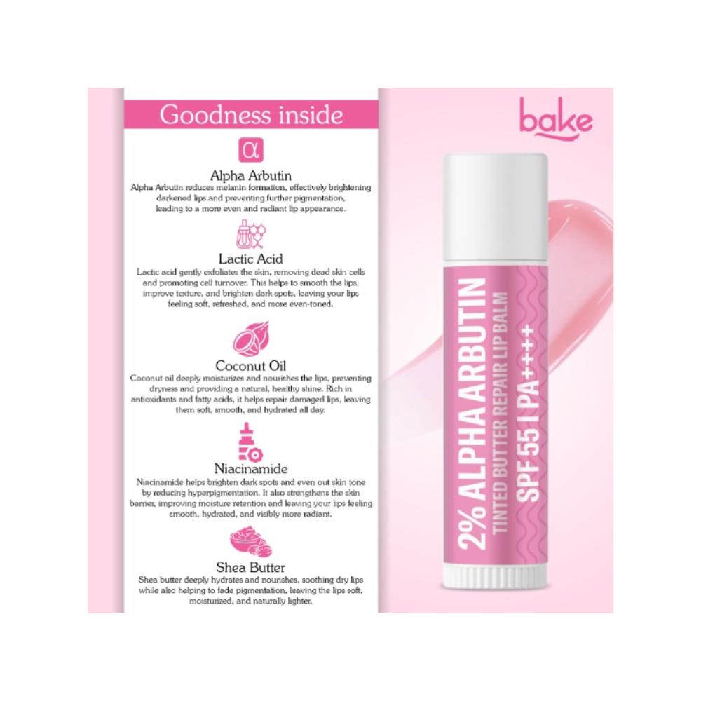 2% Alpha Arbutin Tinted Lip Balm SPF 55 PA++++