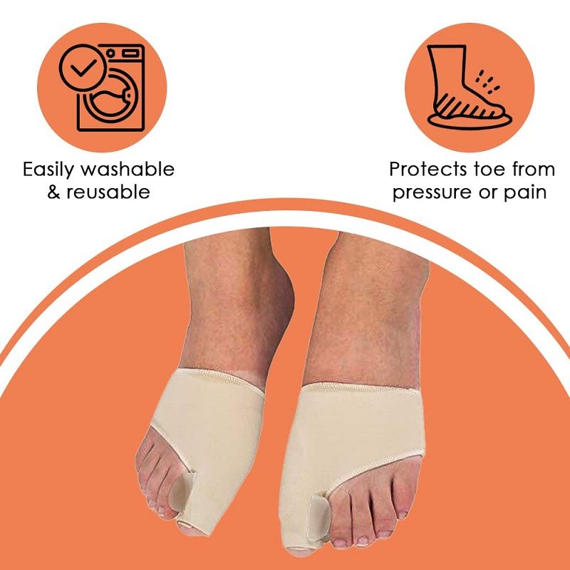 Toe Thumb Bunion Corrector, Toe Separator & Toe Spreader With Gel Pad Support