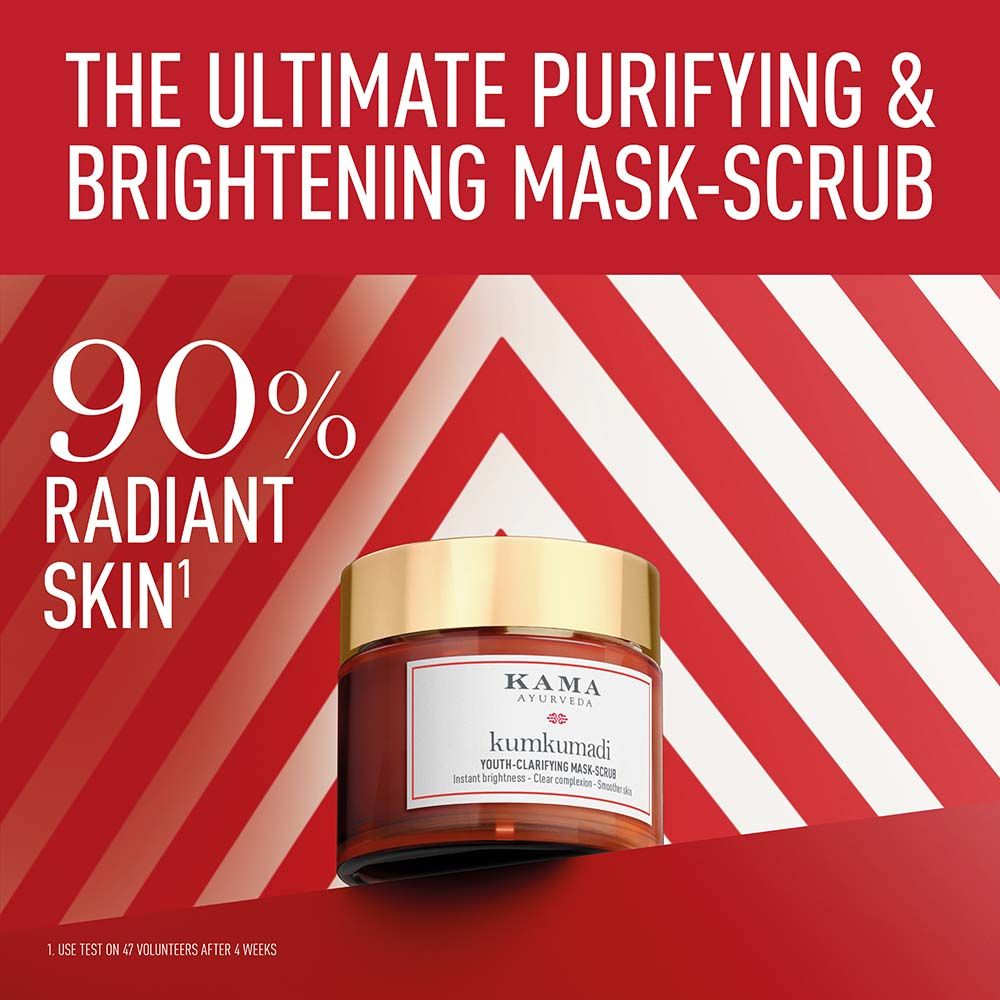 Kumkumadi Youth - Clarifying Mask-Scrub, For Uneven Skin & Dark Spot Removal