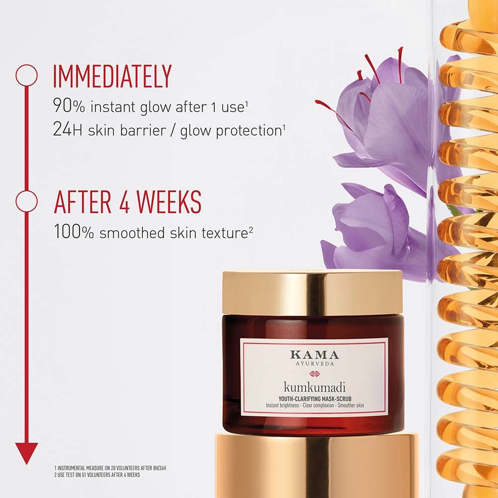 Kumkumadi Youth - Clarifying Mask-Scrub, For Uneven Skin & Dark Spot Removal
