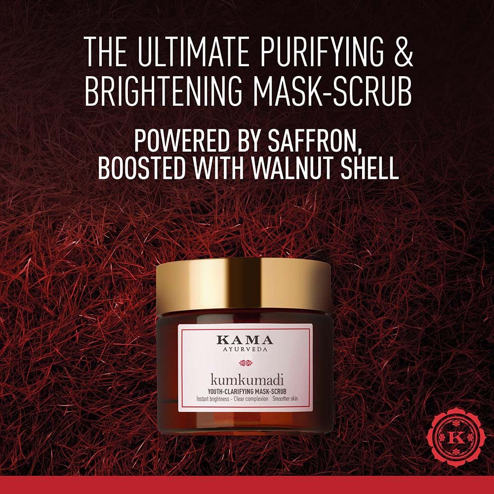 Kumkumadi Youth - Clarifying Mask-Scrub, For Uneven Skin & Dark Spot Removal