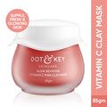 Pink Clay Face Mask For Glowing Skin With Vitamin C- Fades Dark Spots
