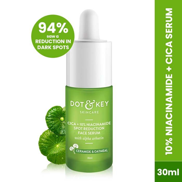 10% Niacinamide + Cica Face Serum For Oily, Acne Prone Skin & Dark Spots Reduction