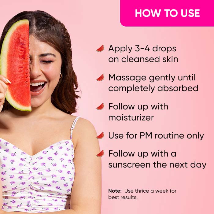 10% Glycolic Watermelon Super Glow Face Serum For Pigmentation