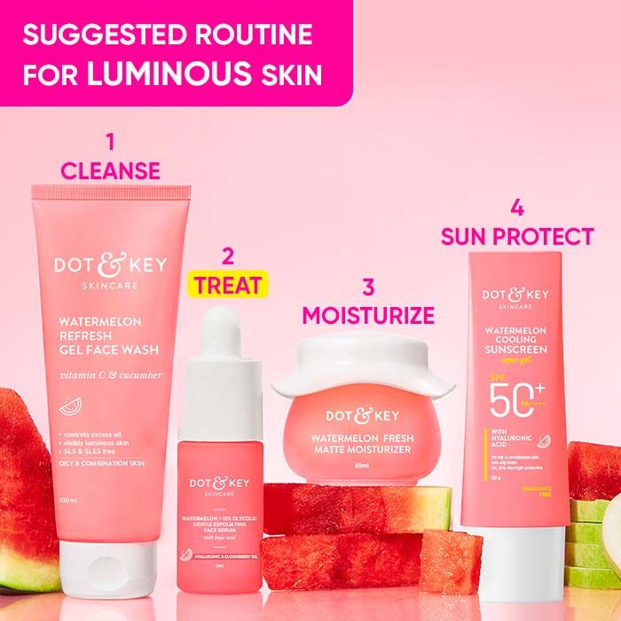 10% Glycolic Watermelon Super Glow Face Serum For Pigmentation