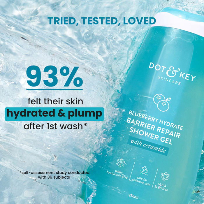Blueberry Hydrate Barrier Repair Shower Gel, With Ceramide & Hyaluronic