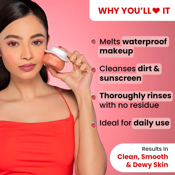 Strawberry Dew Melt-in-a-Flash Cleansing Balm, With Fruit Enzymes & Vitamins