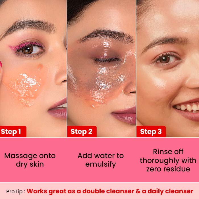 Strawberry Dew Melt-in-a-Flash Cleansing Balm, With Fruit Enzymes & Vitamins