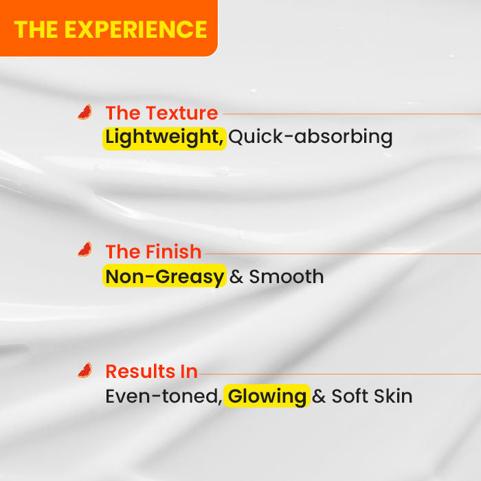 Vitamin C + E Super Bright Body Lotion, With Blood Orange & Niacinamide, Deep Nourishment