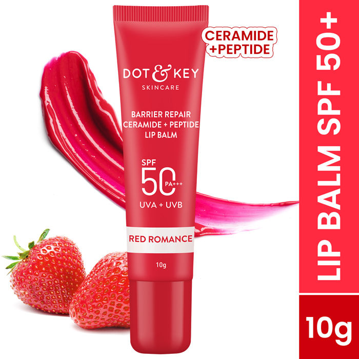 Ceramide & Peptide Barrier Repair SPF 50 PA+++ Tinted Lip Balm For Plump Lips
