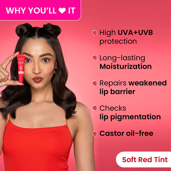 Ceramide & Peptide Barrier Repair SPF 50 PA+++ Tinted Lip Balm For Plump Lips