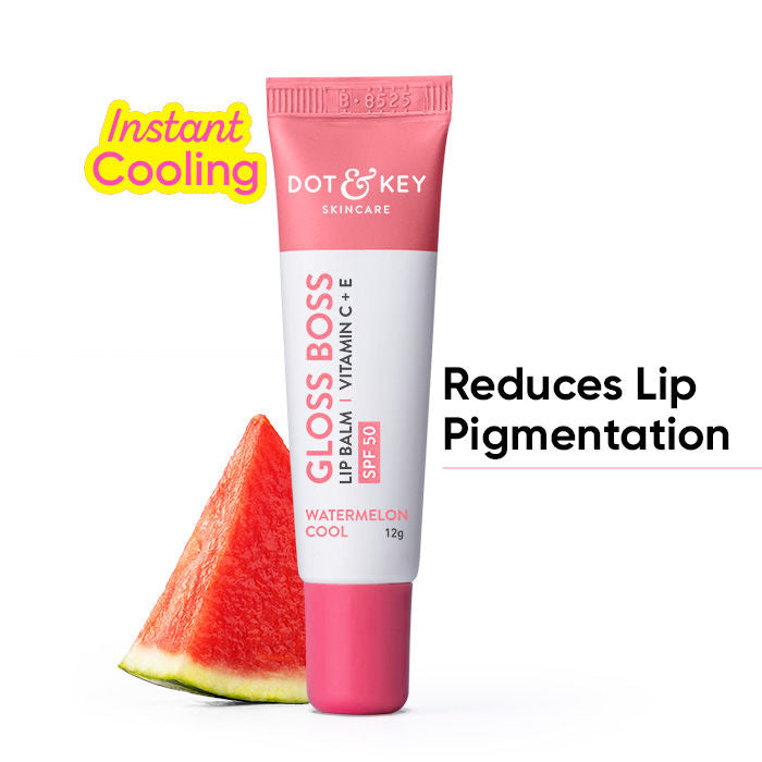 GLOSS BOSS LIP BALM VITAMIN C + E SPF 50 CARAMEL KISS - 12G - Watermelon Cool