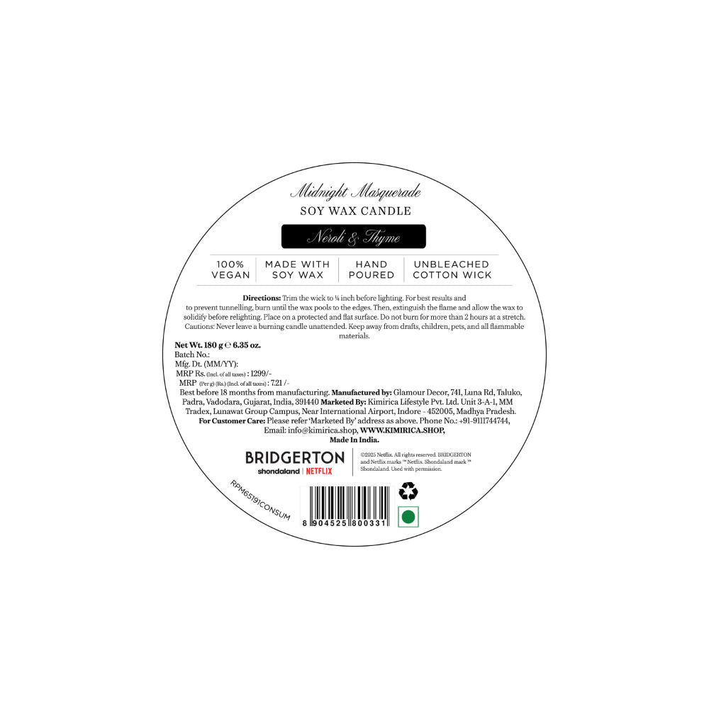 Midnight Masquerade Candle
