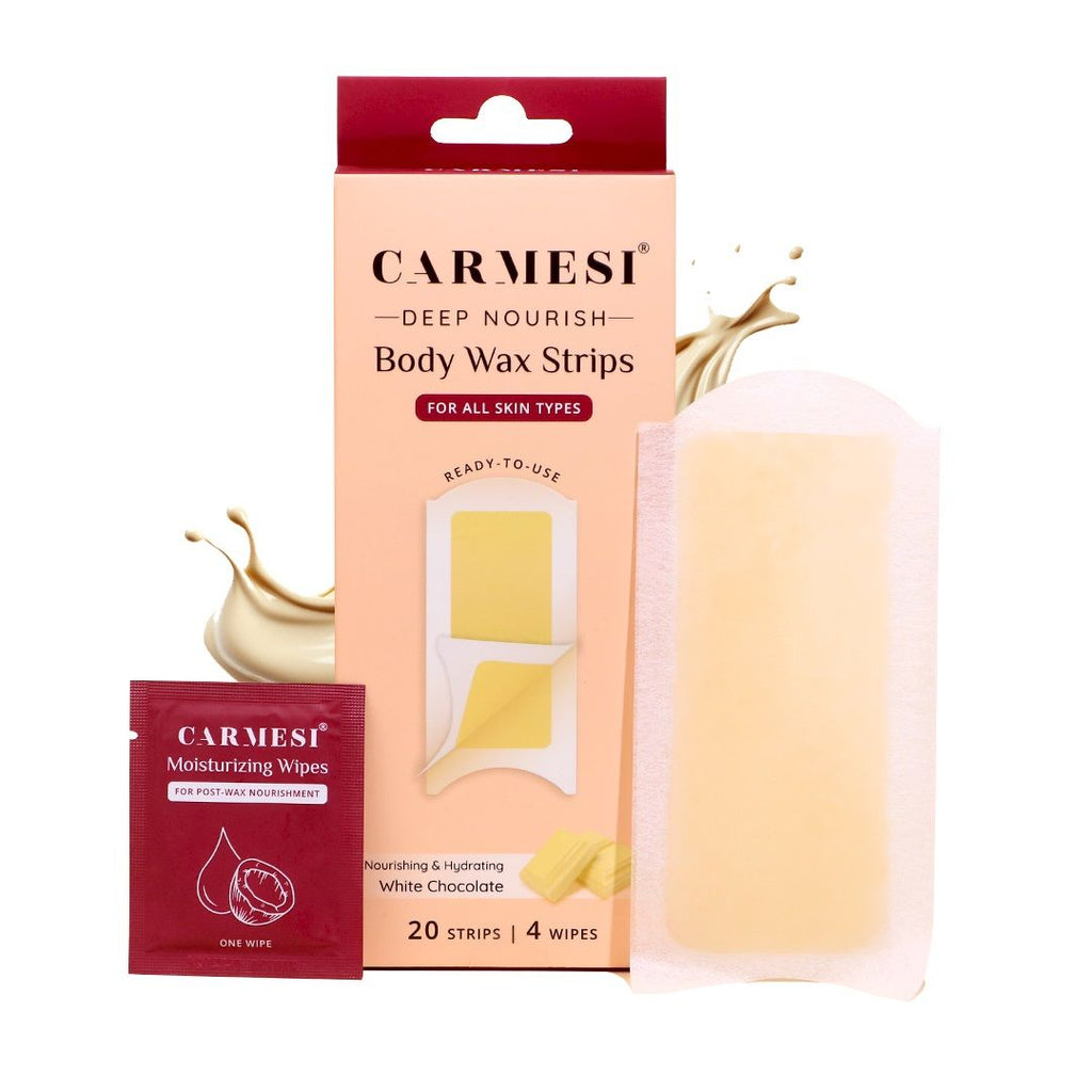 Deep Nourish Body Wax Strips Nourishing & Hydrating White Chocolate