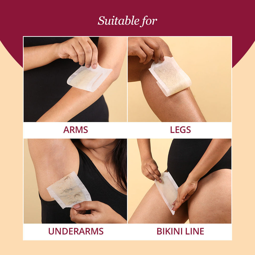 Deep Nourish Body Wax Strips Nourishing & Hydrating White Chocolate