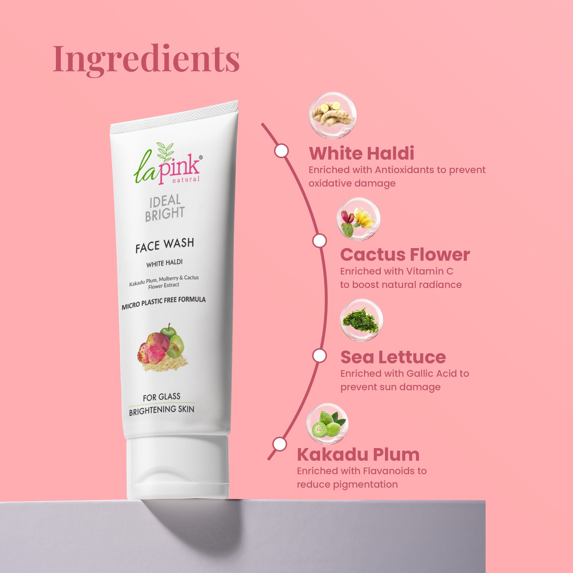 Ideal Bright Face Wash Boosts Radiance Improves Texture Reduce Pigmentation Dark Spots