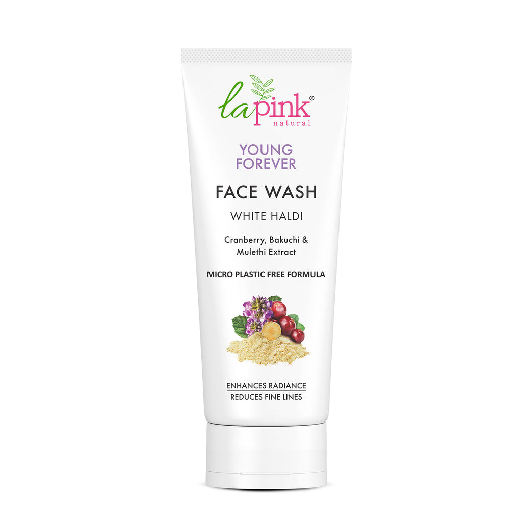 Young Forever White Haldi Face Wash Deep Cleansing Brightening Anti Aging Face Wash