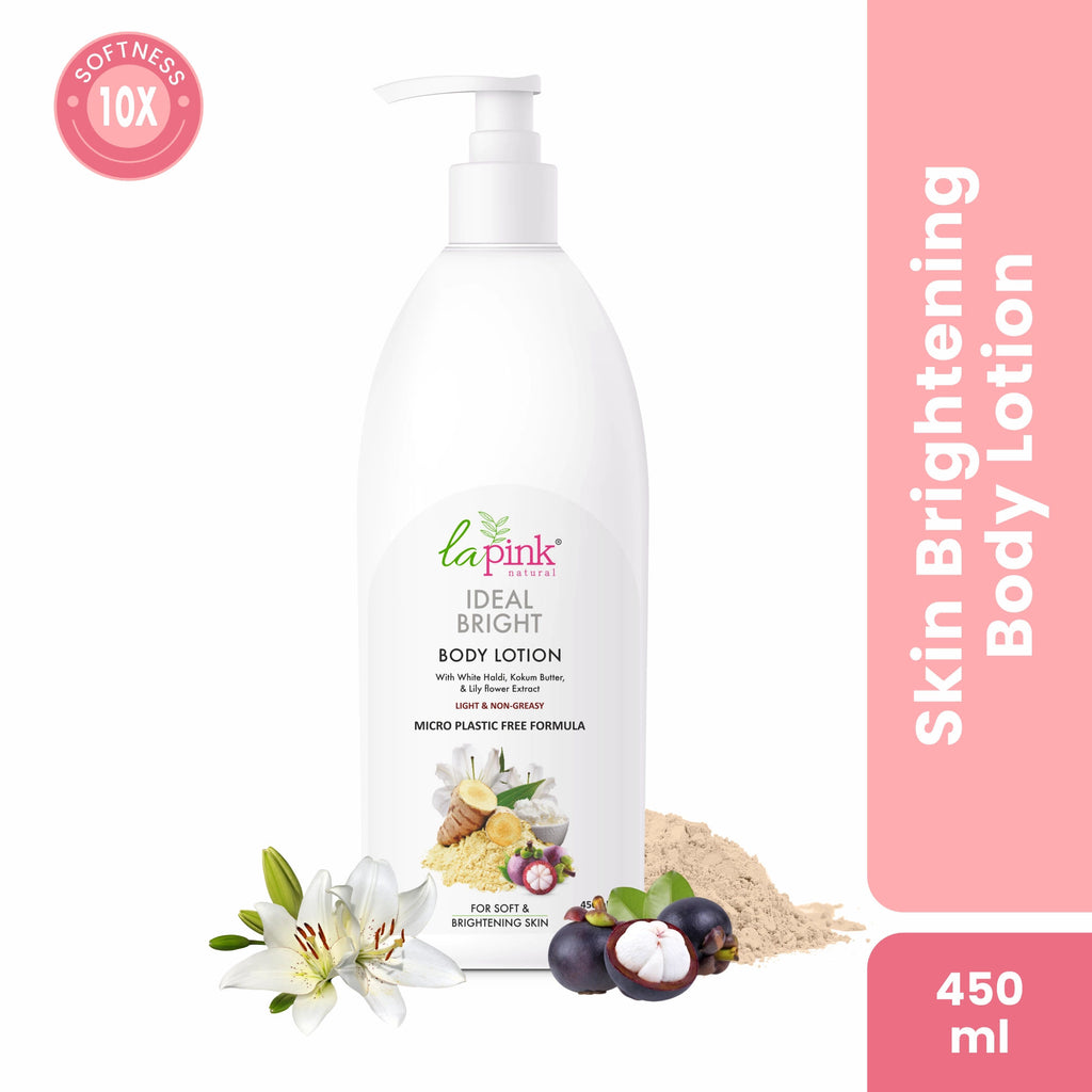 Ideal Bright Body Lotion, Non Greasy Moisturizer 100% Microplastic Free Formula