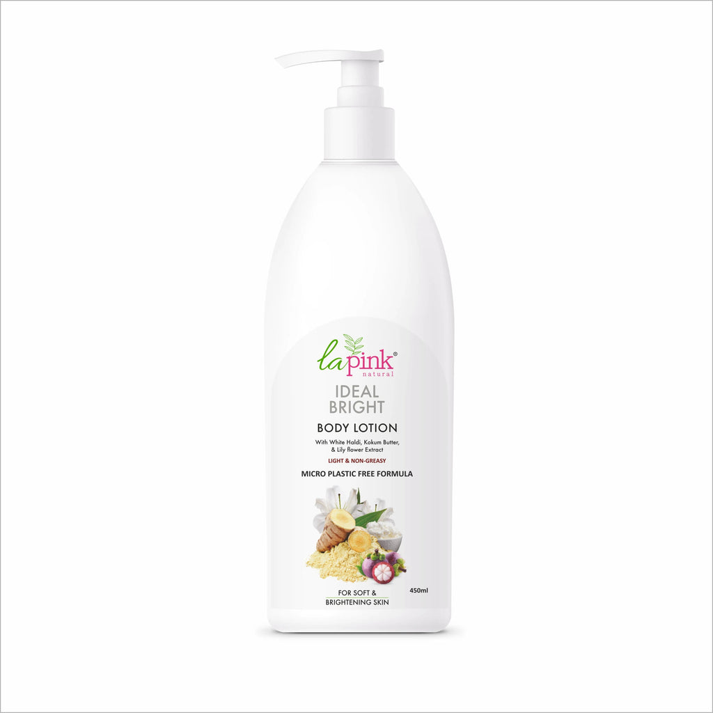 Ideal Bright Body Lotion, Non Greasy Moisturizer 100% Microplastic Free Formula