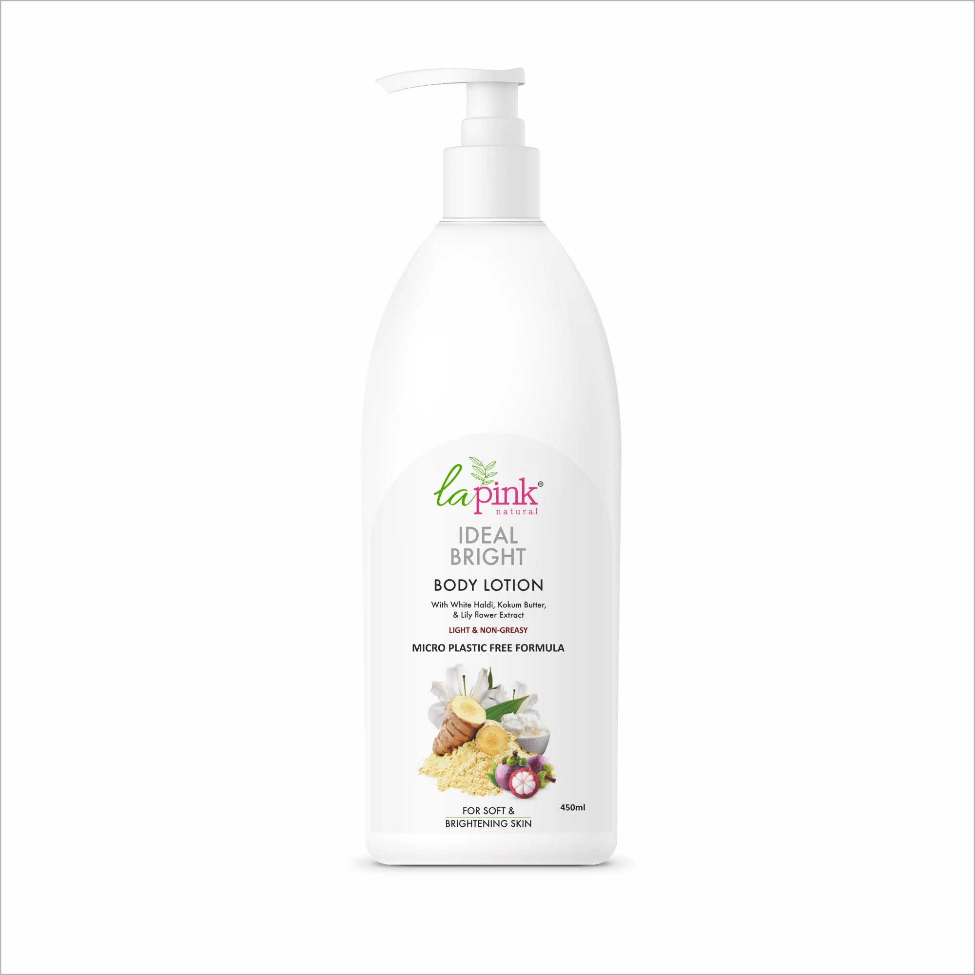 Ideal Bright Body Lotion, Non Greasy Moisturizer 100% Microplastic Free Formula