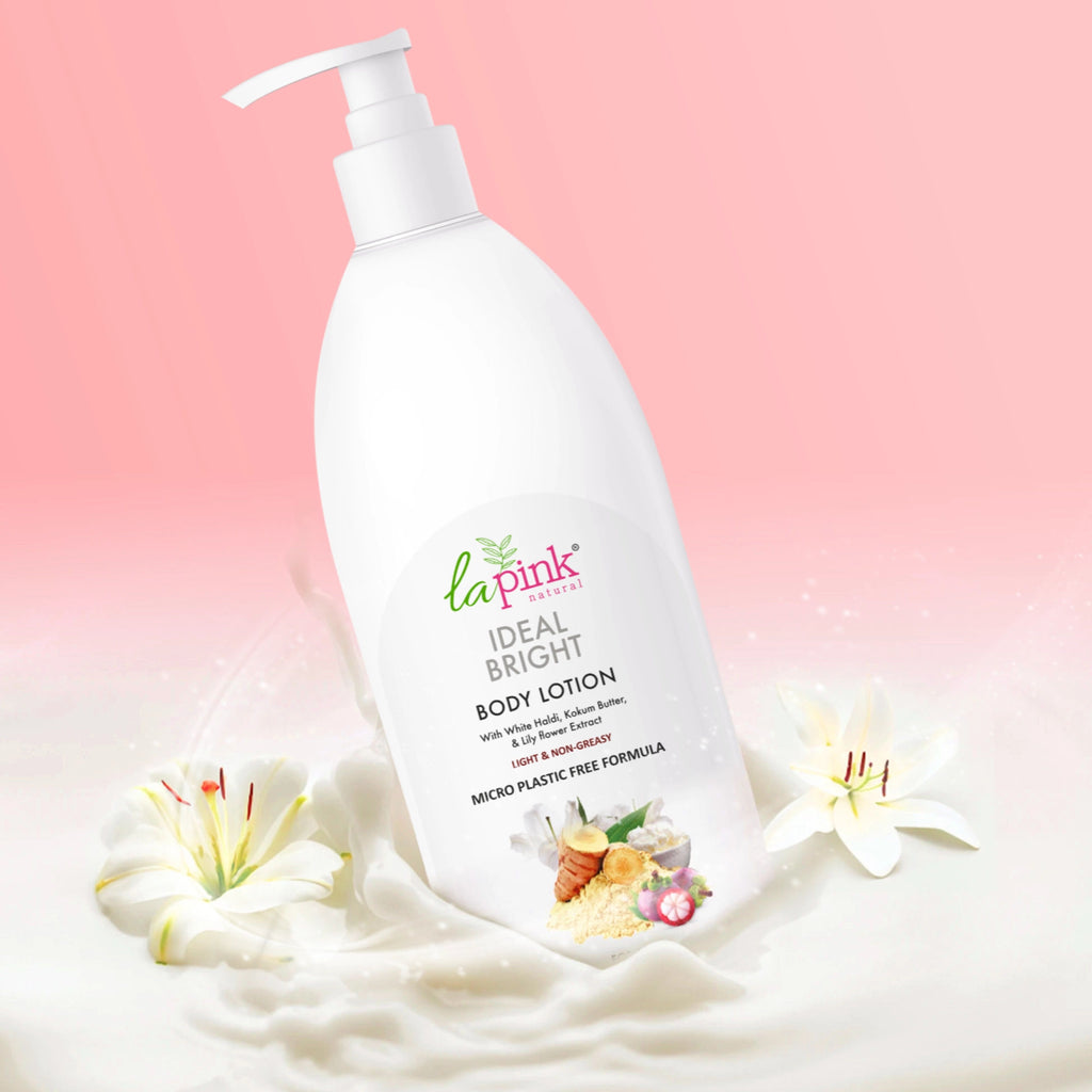Ideal Bright Body Lotion, Non Greasy Moisturizer 100% Microplastic Free Formula