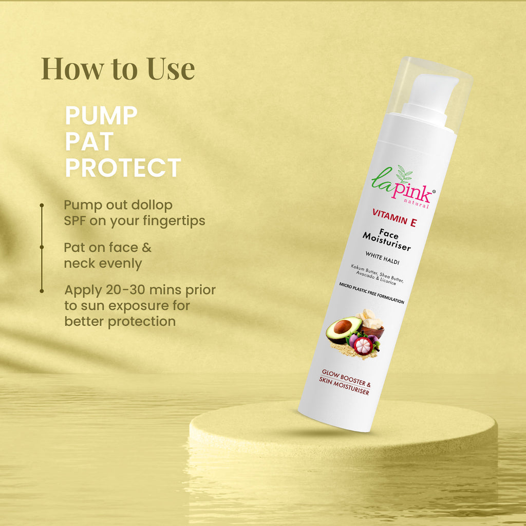 Vitamin E Face Moisturiser For Intense Nourishment, Non-Oily For Dry & Flaky Skin