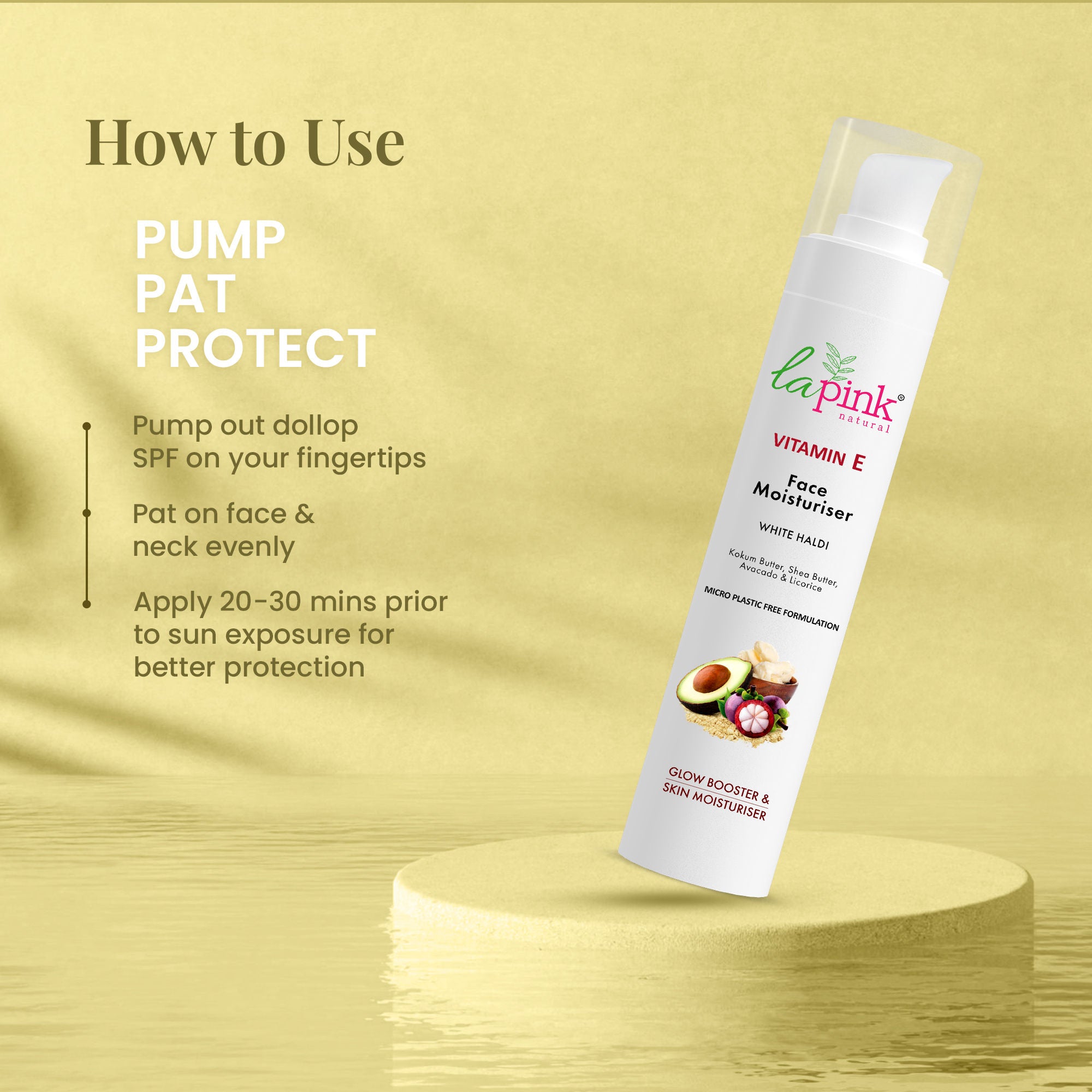Vitamin E Face Moisturiser For Intense Nourishment, Non-Oily For Dry & Flaky Skin