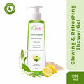 Tea Lemon Shower Gel White Haldi Glowing Refreshing Skin Deep Cleansing Body Wash