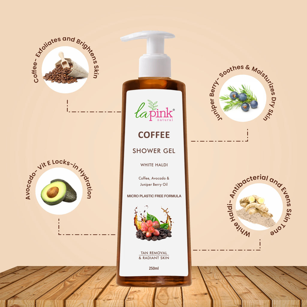 Coffee Shower Gel Tan Removal Deep Cleansing Soft Radiant Glowing Skin Body Wash
