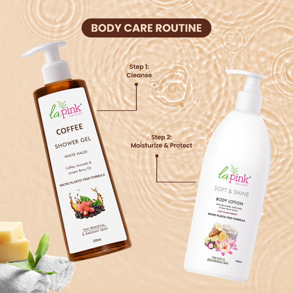 Coffee Shower Gel Tan Removal Deep Cleansing Soft Radiant Glowing Skin Body Wash