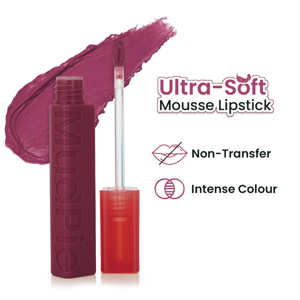 MudPie Lipstick With Velvet Matte Finish - 9 Burnt Berry
