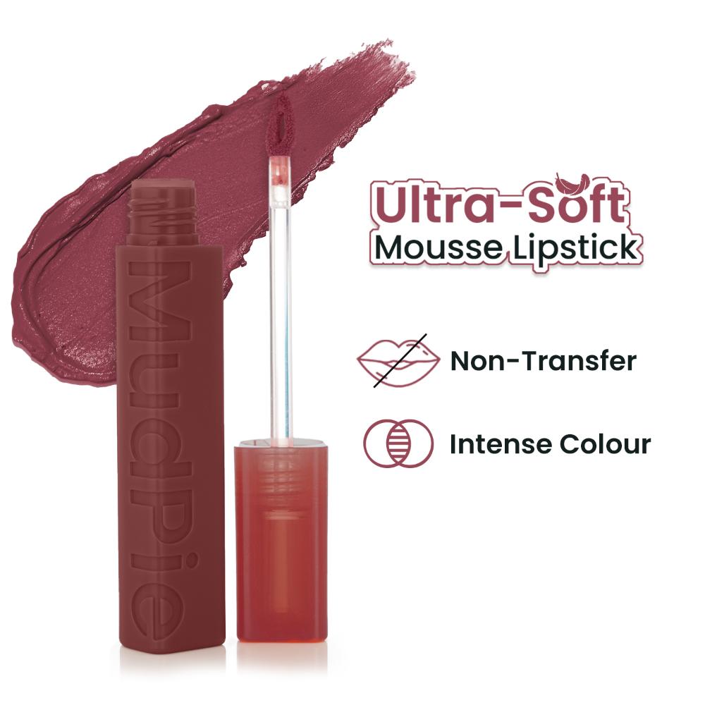 MudPie Lipstick With Velvet Matte Finish - 14 Whipped Cherri