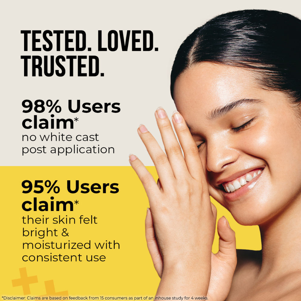 Ceramide & Vitamin C Sunscreen SPF 50+ PA++++ In-Vivo Tested for Bright Skin