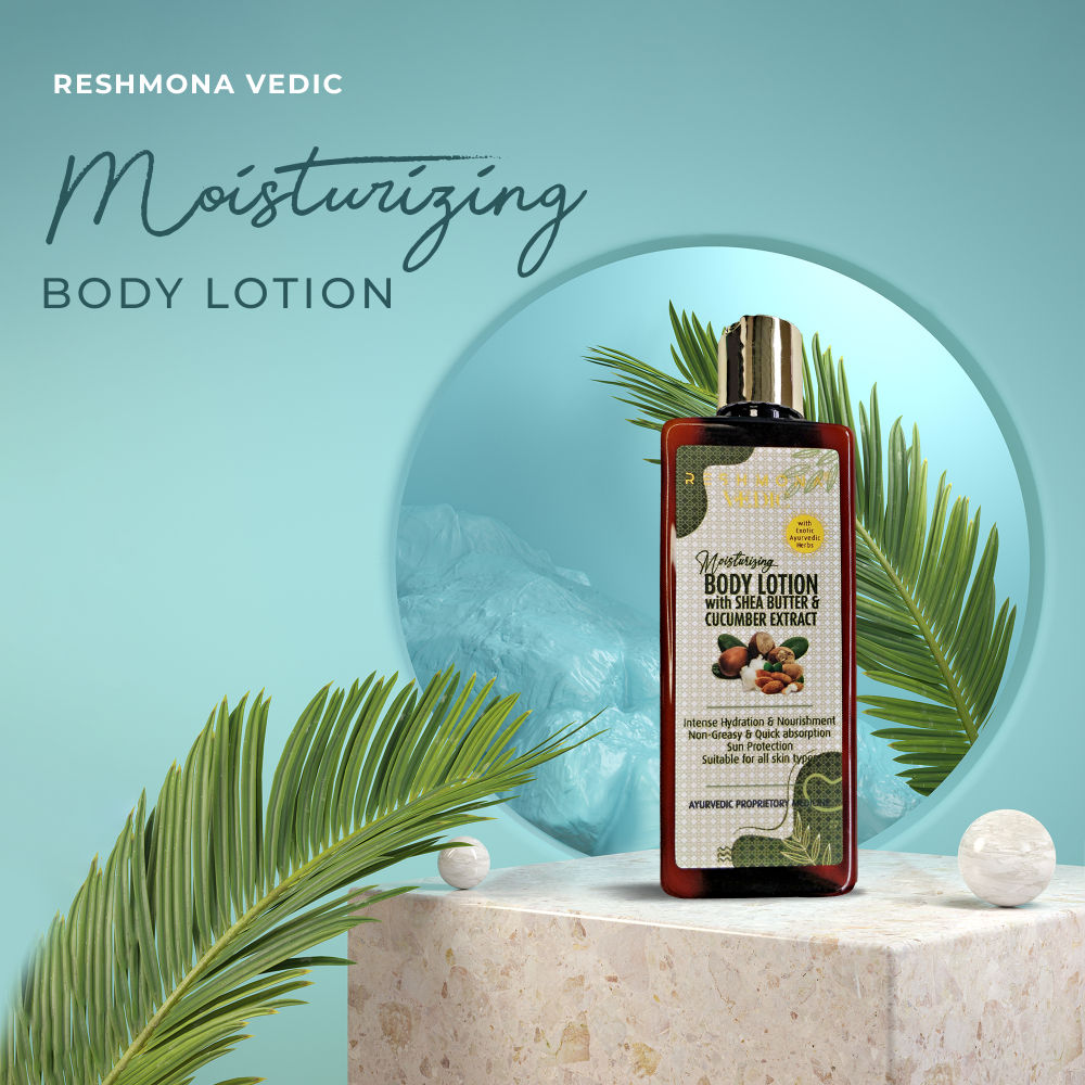 Vedic Moisturizing Body Lotion With Shea Butter And Cucumber Extract
