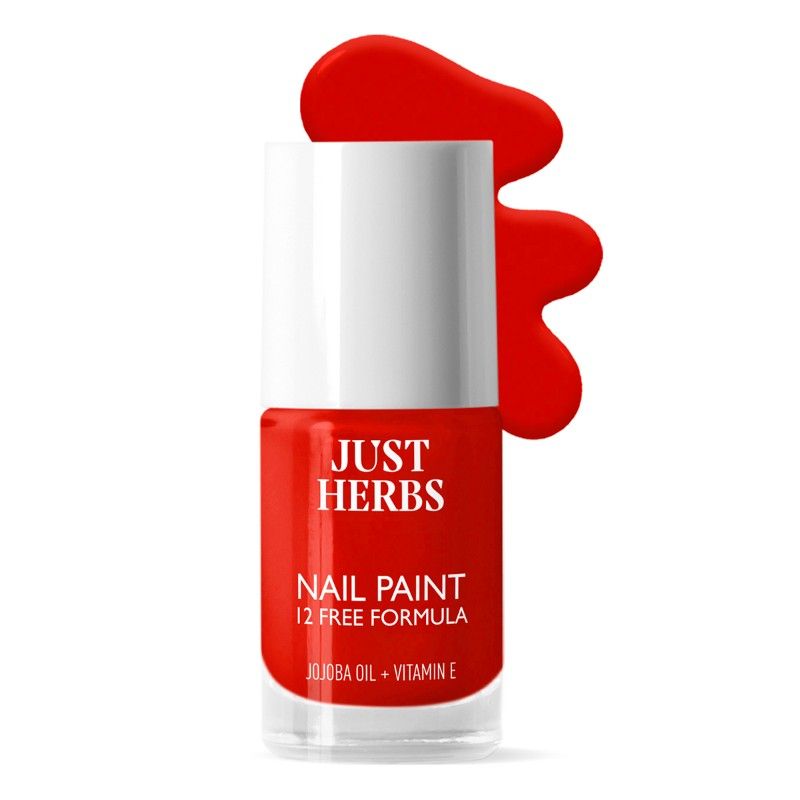 12 Chemical Free Formula Nail Polish - Nude Elegance - Rich Ruby