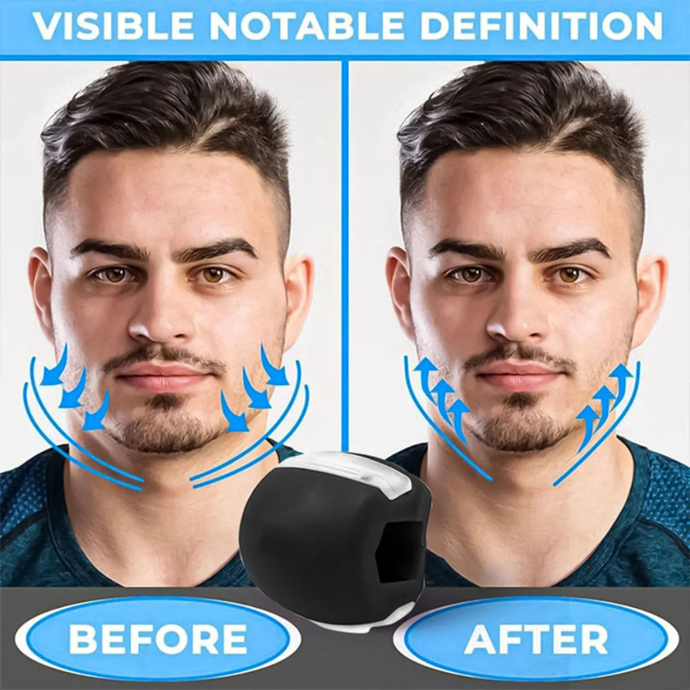 Jawline Exerciser Tool Silicone Double Chin Reducer for Shaping Jaw & Reducing Facial Fat