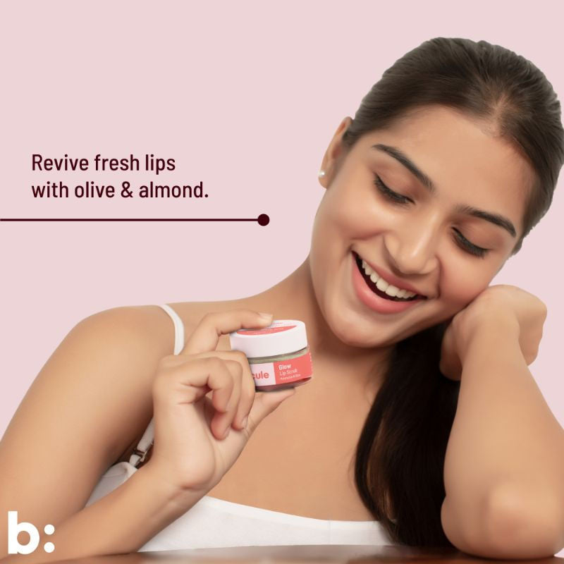 Vitamin E Glow Lip Scrub Balm For Bright & Glowing Lips With Peppermint