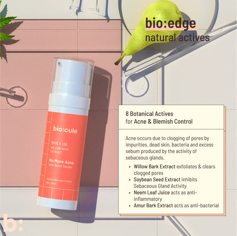 No More Acne Anti Acne Face Serum - For Acne Prone Skin & Oily Skin