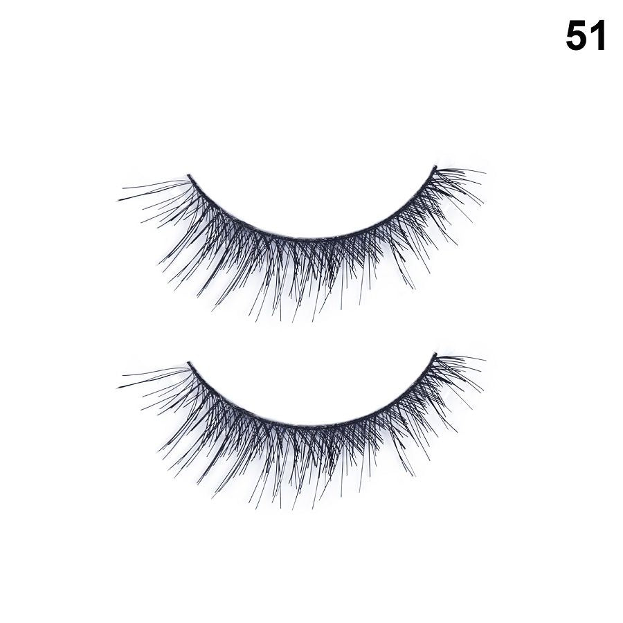 No.51 False Eyelash Eye Makeup Lash 3D Fake Long Natural Eyelashes
