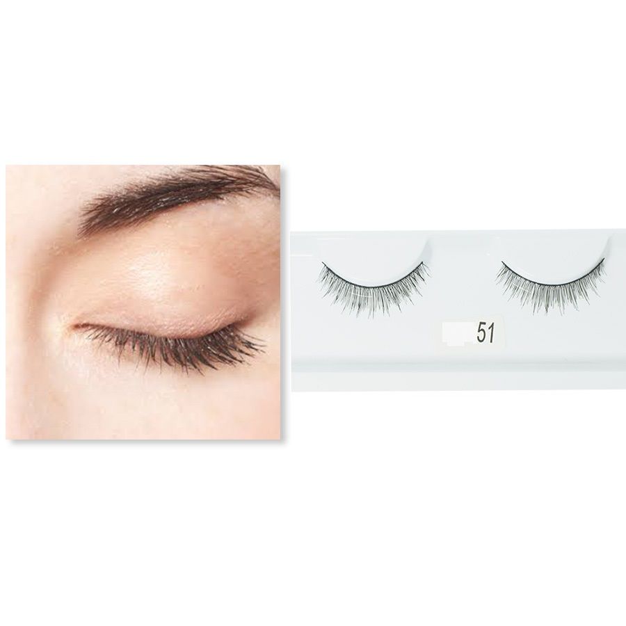 No.51 False Eyelash Eye Makeup Lash 3D Fake Long Natural Eyelashes