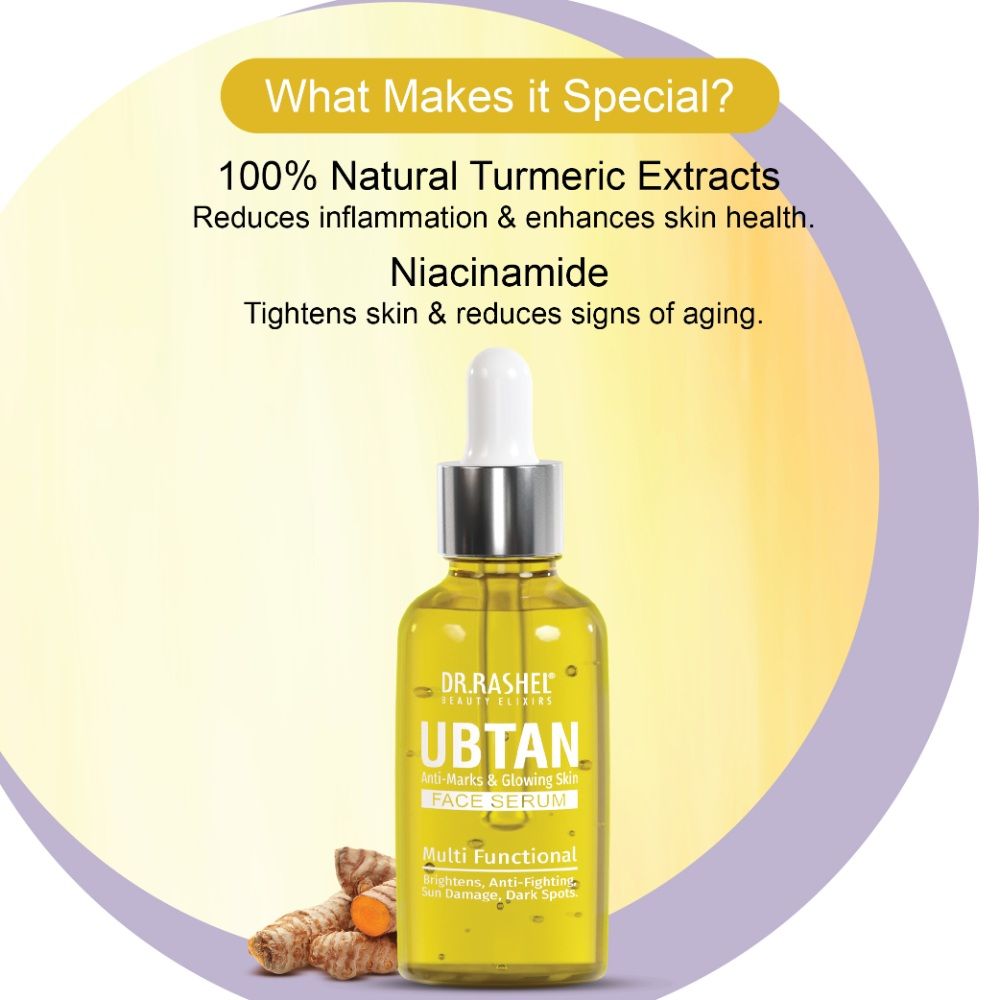 Ubtan Face Serum Brightens, Reduces Sun Tan & Enhances Skin Texture