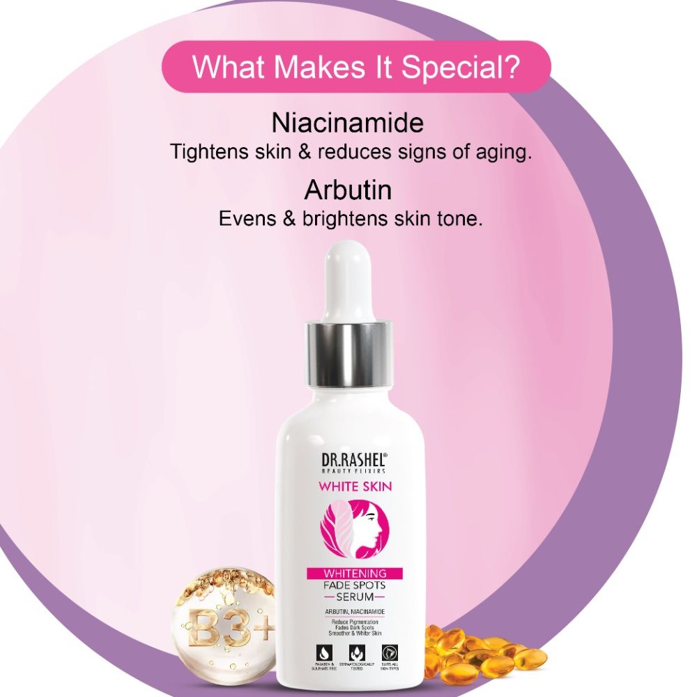 White Skin Face Serum Reduces Pigmentation, Dark Spots & Wrinkles