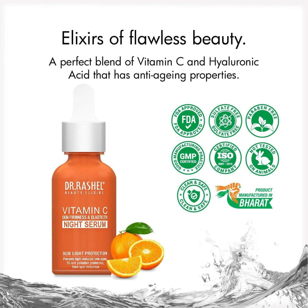 Vitamin C Night Serum Brightens, Hydrates & Repairs Skin Overnight