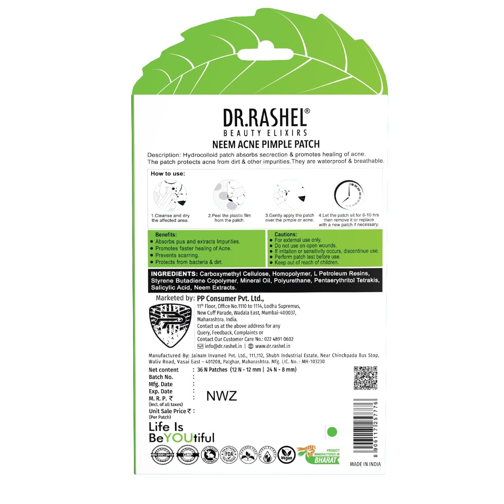 Neem Acne Pimple Patch