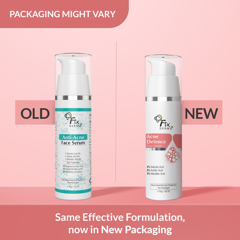 Acne Defence Face Serum with 2% Salicylic Acid for Anti Acne & Spot Treatment