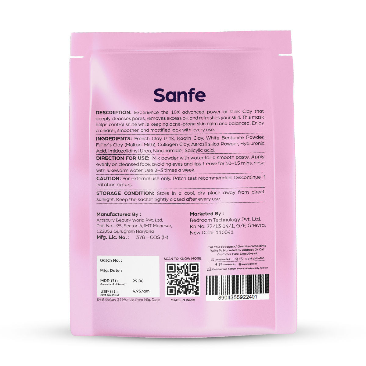 Porepurify Oil Defense Pink Clay Mask